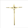 Crucifixo Estilizado Grande Dourado
