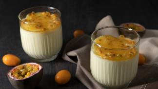 Creme Gelado de Maracujá