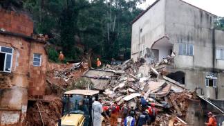 escombros em juiz de fora após chuva na cidade em fevereiro de 2026