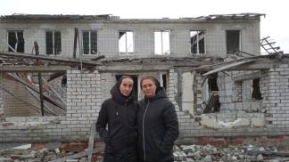 1 - Irmãs Redentoristas em cenário de guerra na Ucrânai