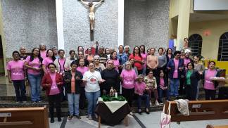 grupo do terço das mulheres na paroquia são silvestre em jacareí