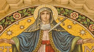 nossa senhora das dores em mosaico