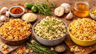 Pipocas criativas do chef Léo Roncon