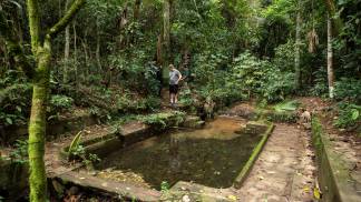 piscina histórica no Rio Carioca