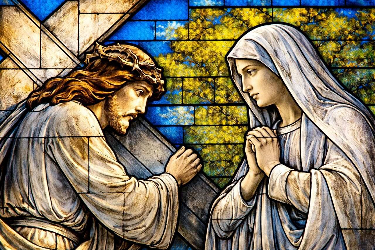 Medite as 7 dores de Maria de Santo Afonso        