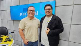 Pe. Thiago Guimarães em entrevista no JR