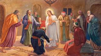 jesus ressuscitado com os discípulos