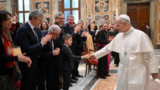 Papa Leão XIV em audiência 