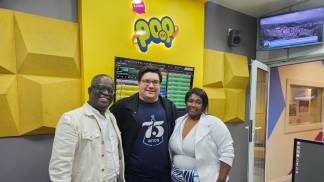 Padre Vanderlei Souza e Maria Regina no Jornal Regional