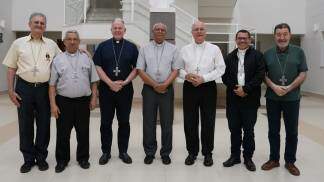 Bispos Redentoristas presentes no retiro