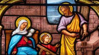 são josé operário e sua sagrada familia