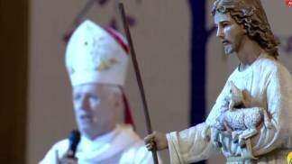 Dom Orlando Brandes durante celebração do Bom Pastor