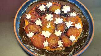 tarte tatin de pêssego - sabor de vida 