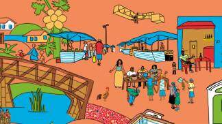 Arte evento Semana de Leitura do SENAC