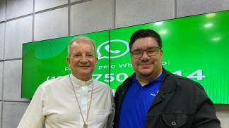 Dom Mario Antonio em entrevista no Jornal Regional