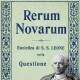 Rerum Novarum: encíclica de Leão XIII que inspira o Papa