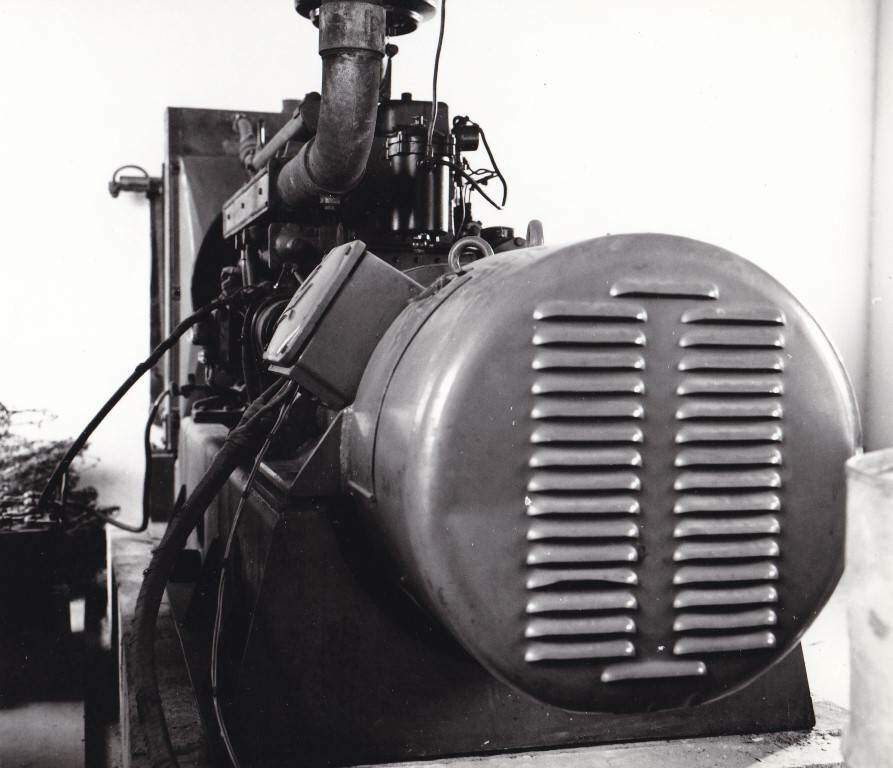 Equipamento da década de 1950.