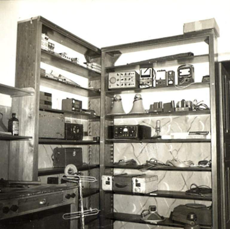 Instalações da Rádio Aparecida, em 1959.