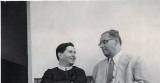 Pe. Humberto Pieroni e o Sr. J. Borges Ribeiro, conhecido como Pedrinha, em registro realizado em 1957.