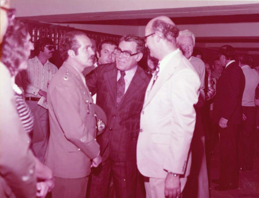 Pe. Flávio de Castro e Pe. Orlando Gambi em 08 de setembro de 1976