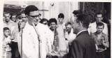 Festa dos Associados representantes do clube em 1961 - benção e entrega de imagens e brindes na década de 60