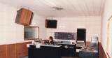 Estúdios da rádio na década de 1980