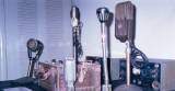 Microfones que marcaram epoca no Museu de equipamentos nos 50 anos em 2001