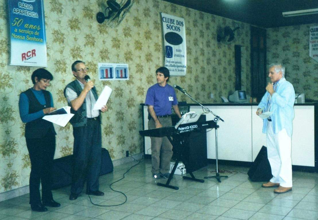 Show Sertanejo no auditório da Rádio Aparecida nos anos 2000