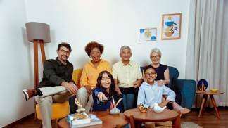 20 anos TV - Família inteira na sala
