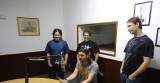 Grupo Fala Mansa nos estúdios da Rádio em 2010
