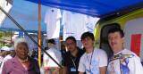 Equipe na cobertura da Festa de São Benedito em 2010