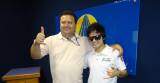 Participação do apresentador Yudi nos estúdios em 2010