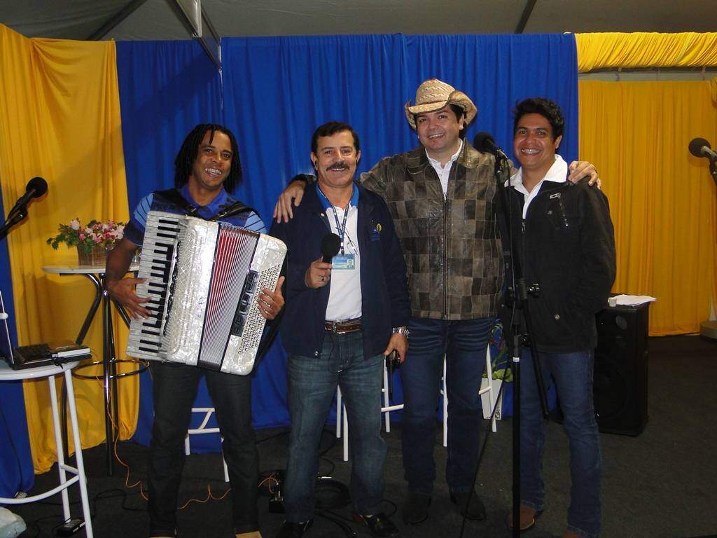 Equipe na cobertura da Festa do Carreteiro - sem data