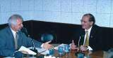 Visita do Governador Geraldo Alckmin nos estúdios no dia 12 de outubro em 2003 ou 2004