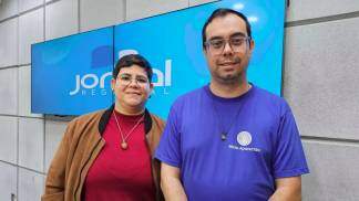 psicóloga da UNIMED Guaratinguetá, Lara Maria Maia Braga, no JR