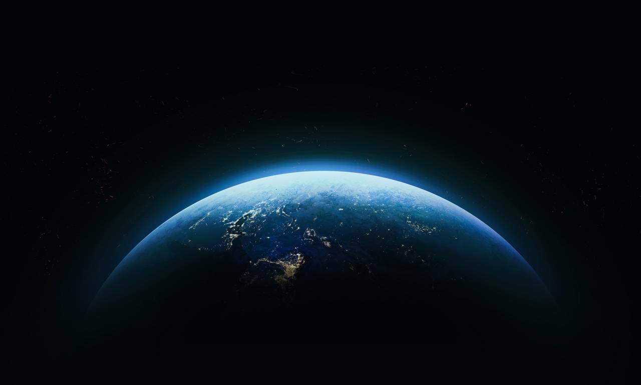 Representação do planeta terra