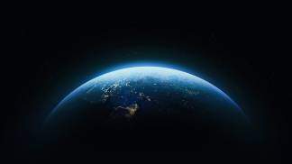 Representação do planeta terra 