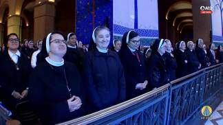 Irmãs do Sagrado Coração de Jesus em missa no Santuário