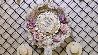 chapéu junino em estilo boho