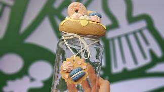 pode decorado em biscuit_