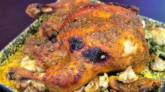 Frango Assado com Geleia de Laranja - Sabor de Vida 