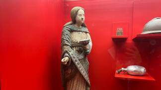 Escultura religiosa museu nossa senhora aparecida 601 Santa Luzia