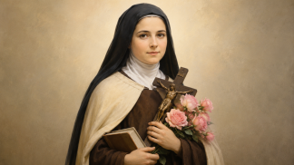 ilustração de Santa Teresinha do Menino Jesus