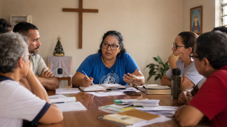 reunião de agentes de pastoral