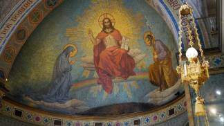 pintura do redentor na igreja de Santo Afonso