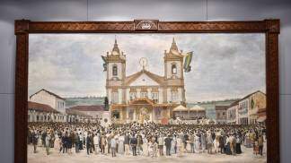 Pintura da coroação de nossa senhora museu