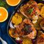 sabores do brasil - frango assado com laranja