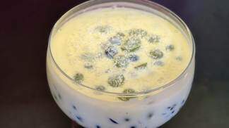 creme de leite em pó com frutas