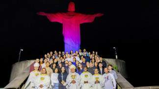 missa de 1 ano para a JMJ Seul 2027 no santuario cristo redentor