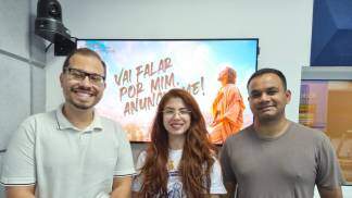  Wallace Leite e Murillo Oliveira, seminaristas da Arquidiocese de Aparecida e integrantes do Serviço de Animação Vocacional (SAV)